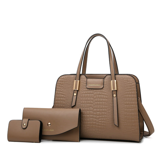 Women's Urban Simple Match Sets Mother Handbags
