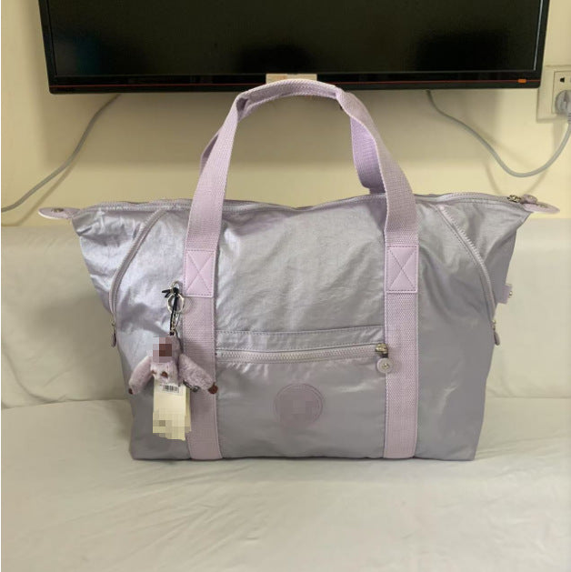 Summer Nylon Monkey Mesh Purple Large Travel Bags
