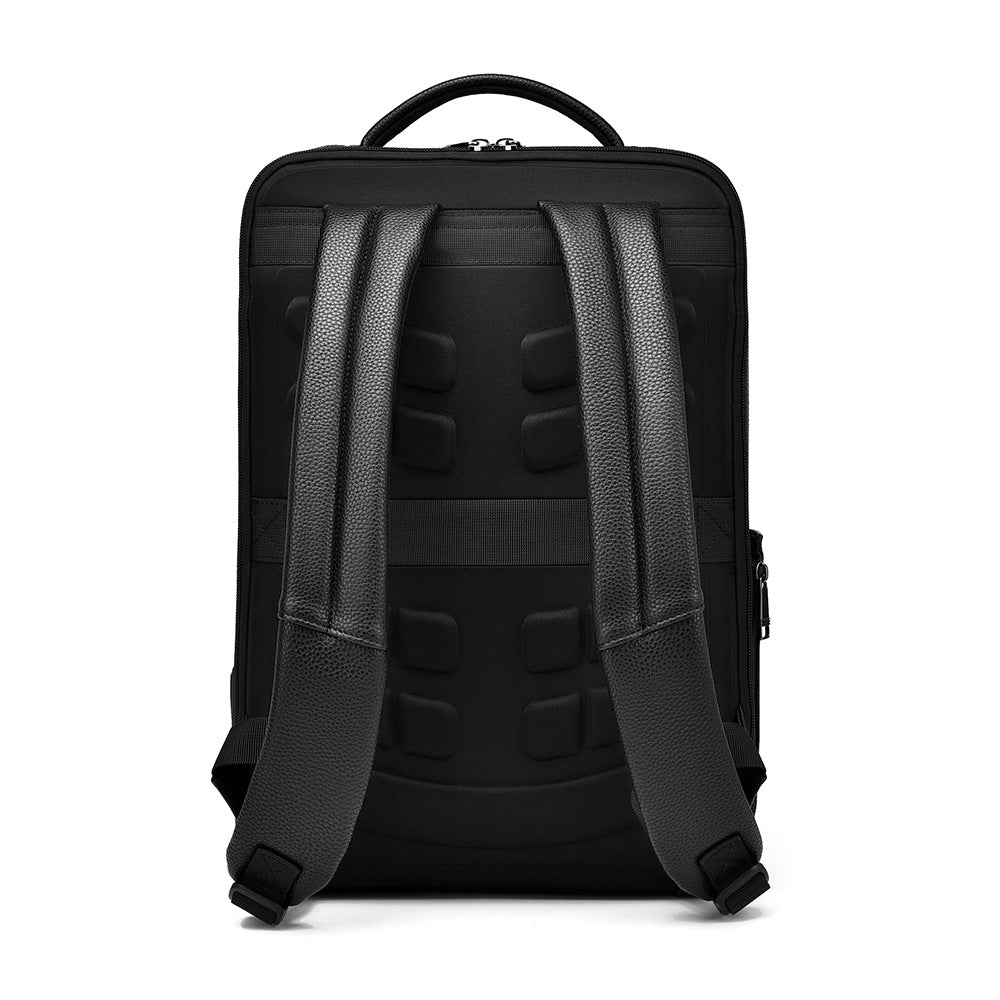 Men's Cowhide Large Capacity Advanced Business Inch Backpacks