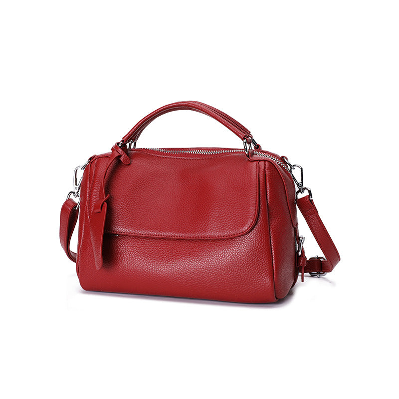 Women's Genuine Leather Fashionable Top Layer Large Handbags
