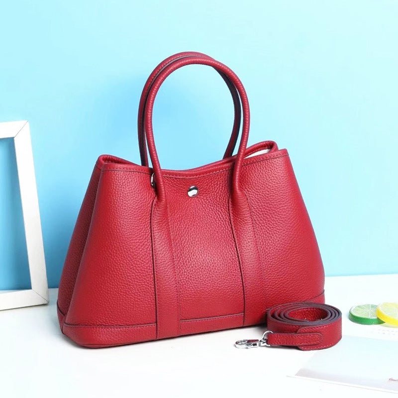 Women's Fashion Genuine Leather First Layer Cowhide Handbags