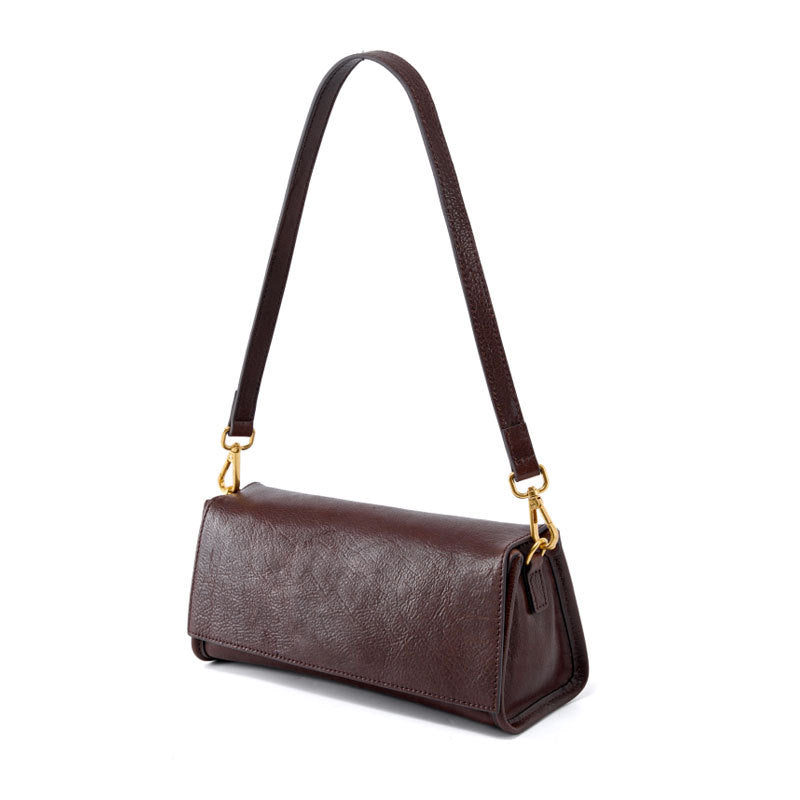 Women's Vegetable Tanning Leather Underarm Trendy Simple Crossbody Bags