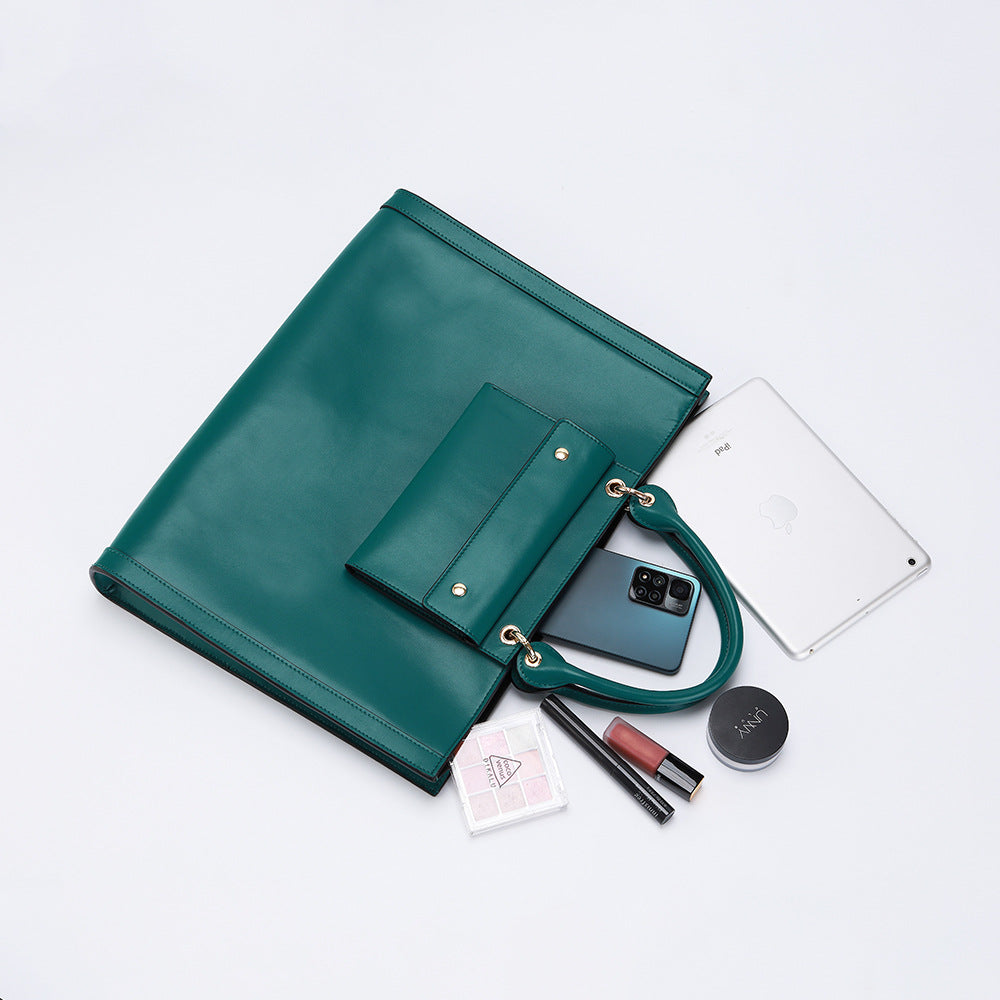 Women's Professional Fashion Business Commuter Computer File Handbags