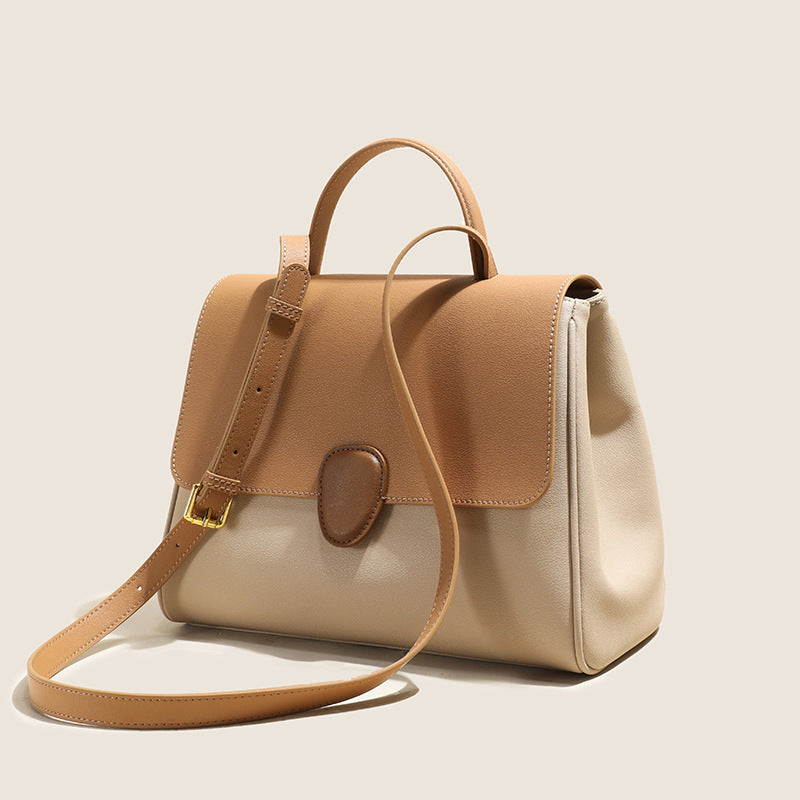Women's Stylish High-grade Contrast Color Large Capacity Bags