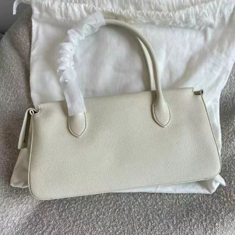 Women's Kendall Lychee Pattern Cowhide Rectangular Underarm Handbags