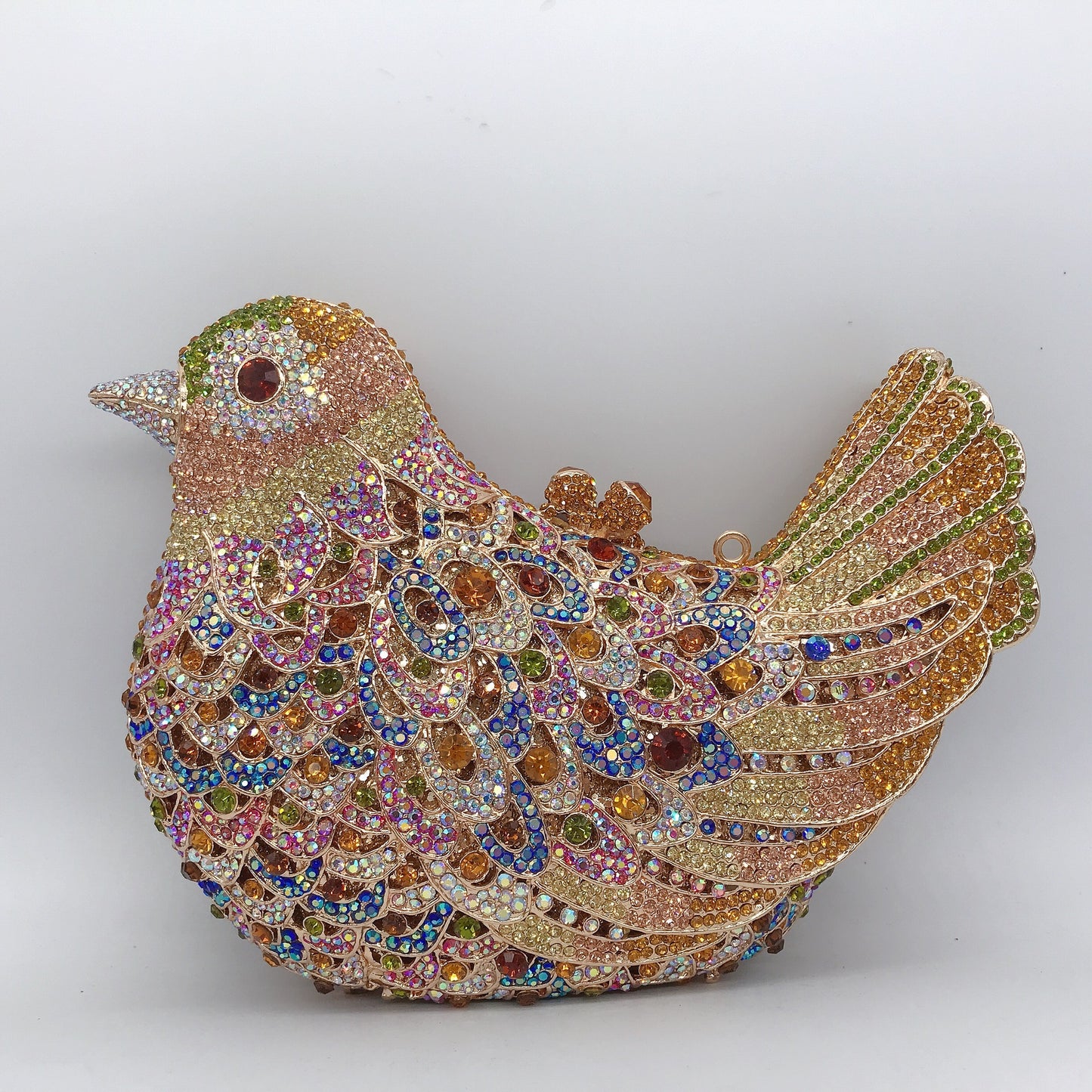 Women's Peace Dove Animal Gem Diamond Banquet Rhinestone Evening Bags