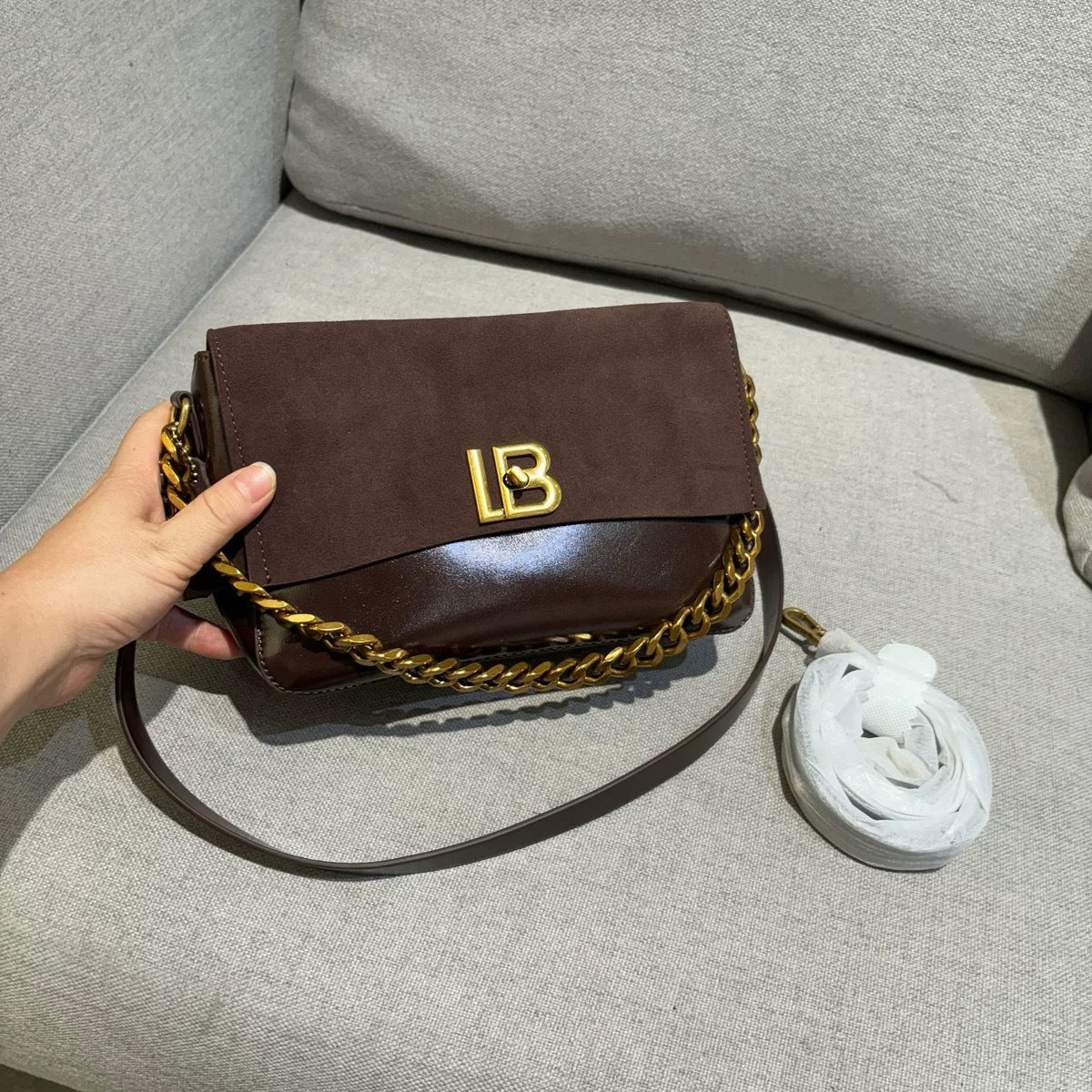 Women's Super Hot Chain Underarm Leather Lock