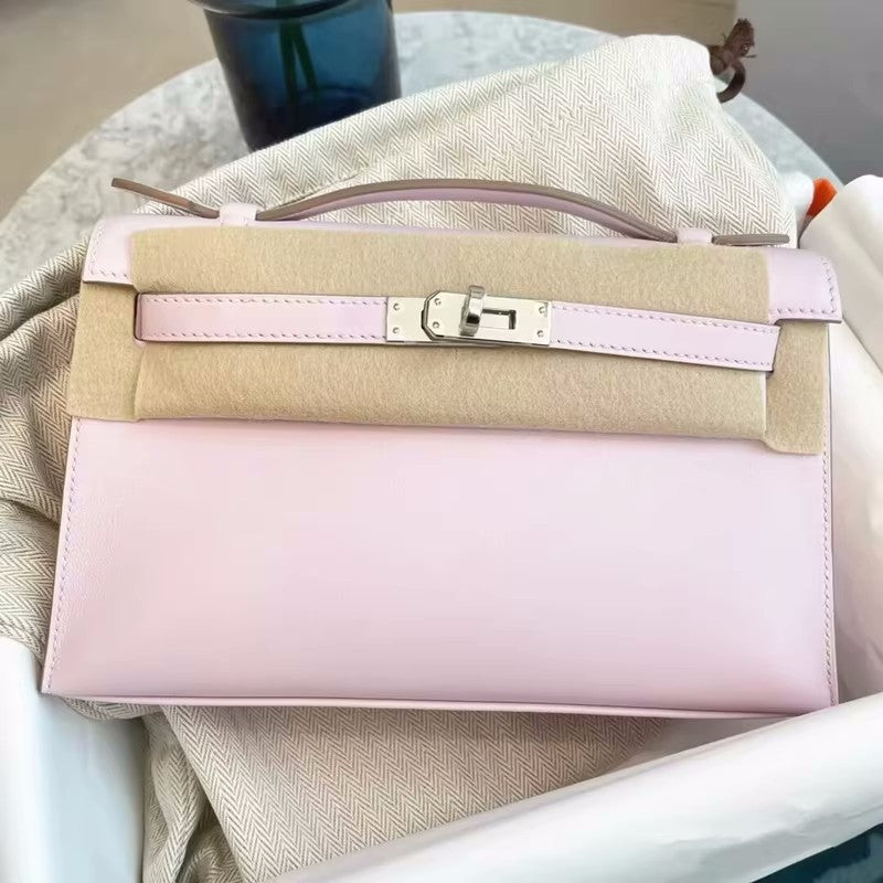 Women's Cowhide Classic Generation Kelly Genuine Leather Handbags