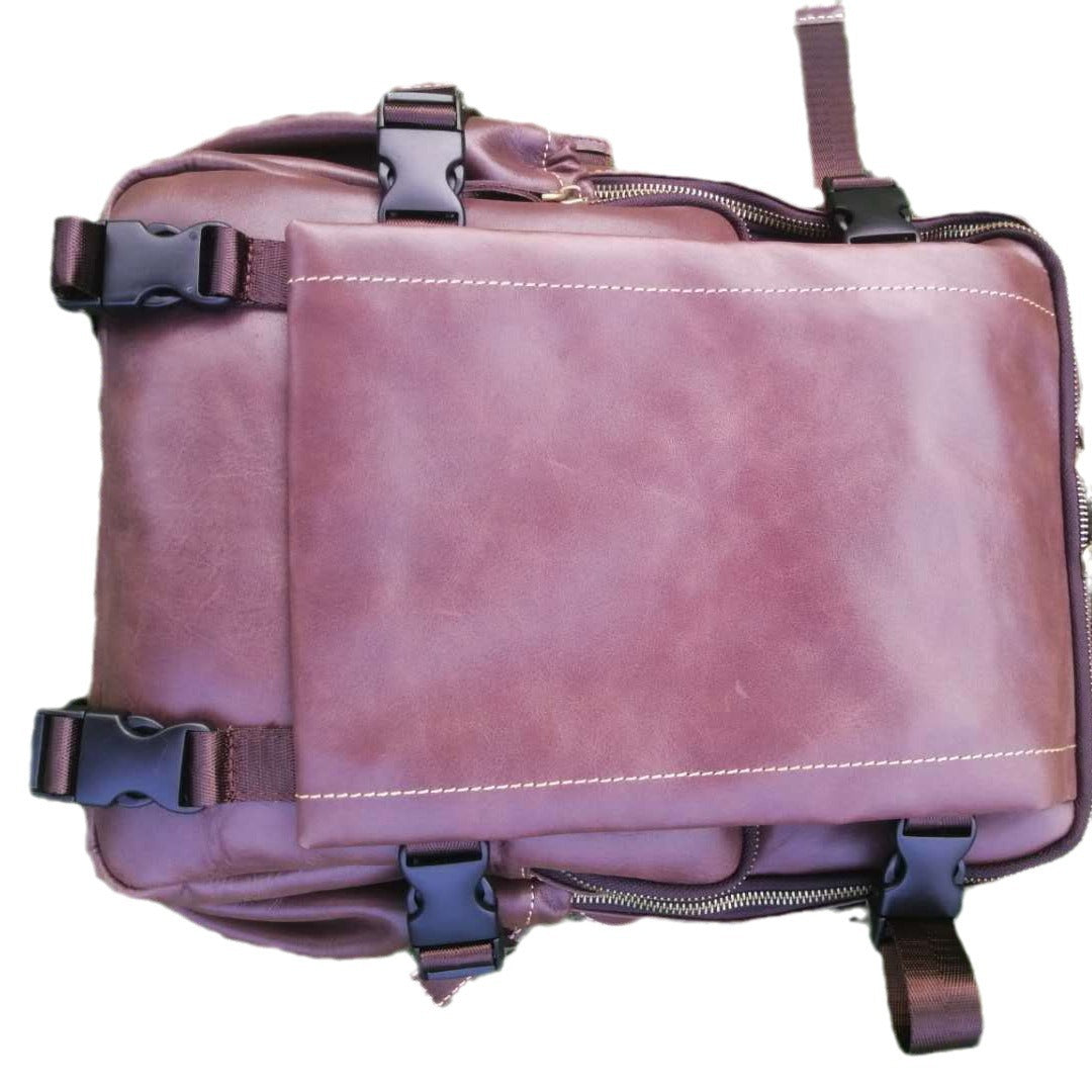 Women's & Men's & First Layer Cowhide Business Computer Backpacks