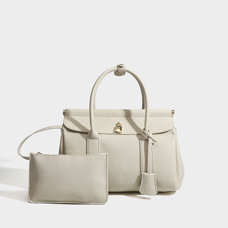 Capacity Commuter High Sense Full Grain Crossbody Bags