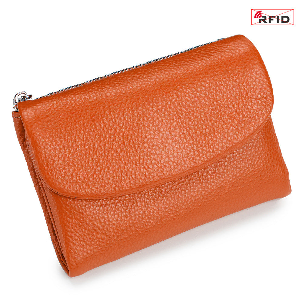 Women's Fashion Short Soft Textured Large Capacity Ladies Wallets