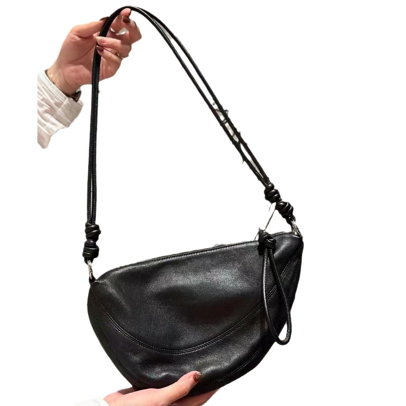 Women's Vegetable Tanned Sheepskin Genuine Leather Spring Crossbody Bags