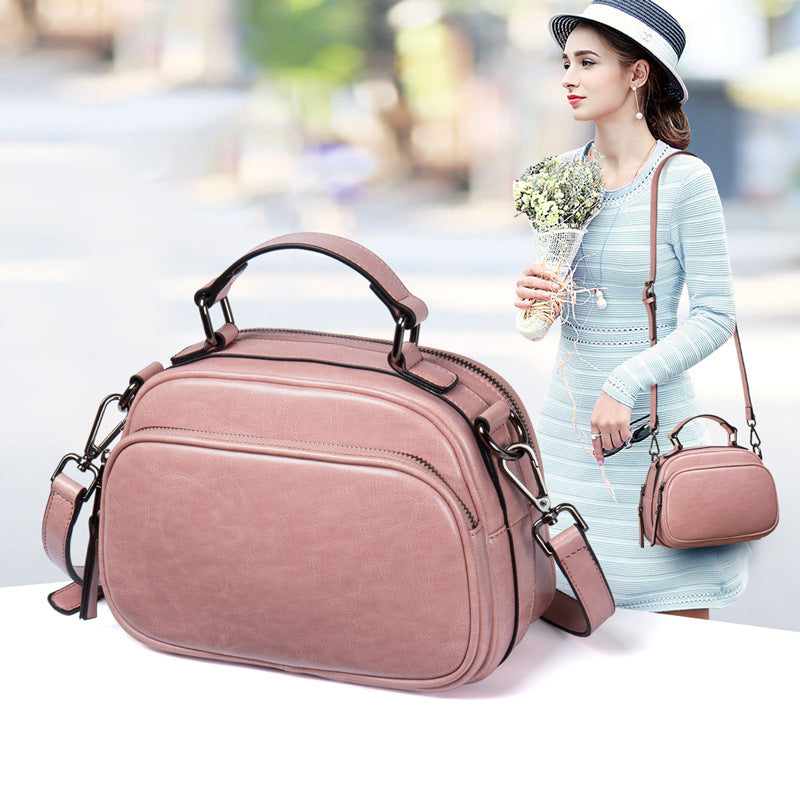 Women's Slouchy Genuine Leather Fashion Versatile Shoulder Bags