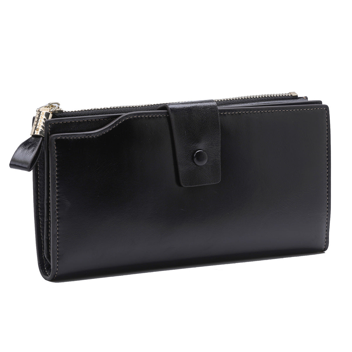Women's & Men's Long Fashion Genuine Leather First Layer Ladies Wallets