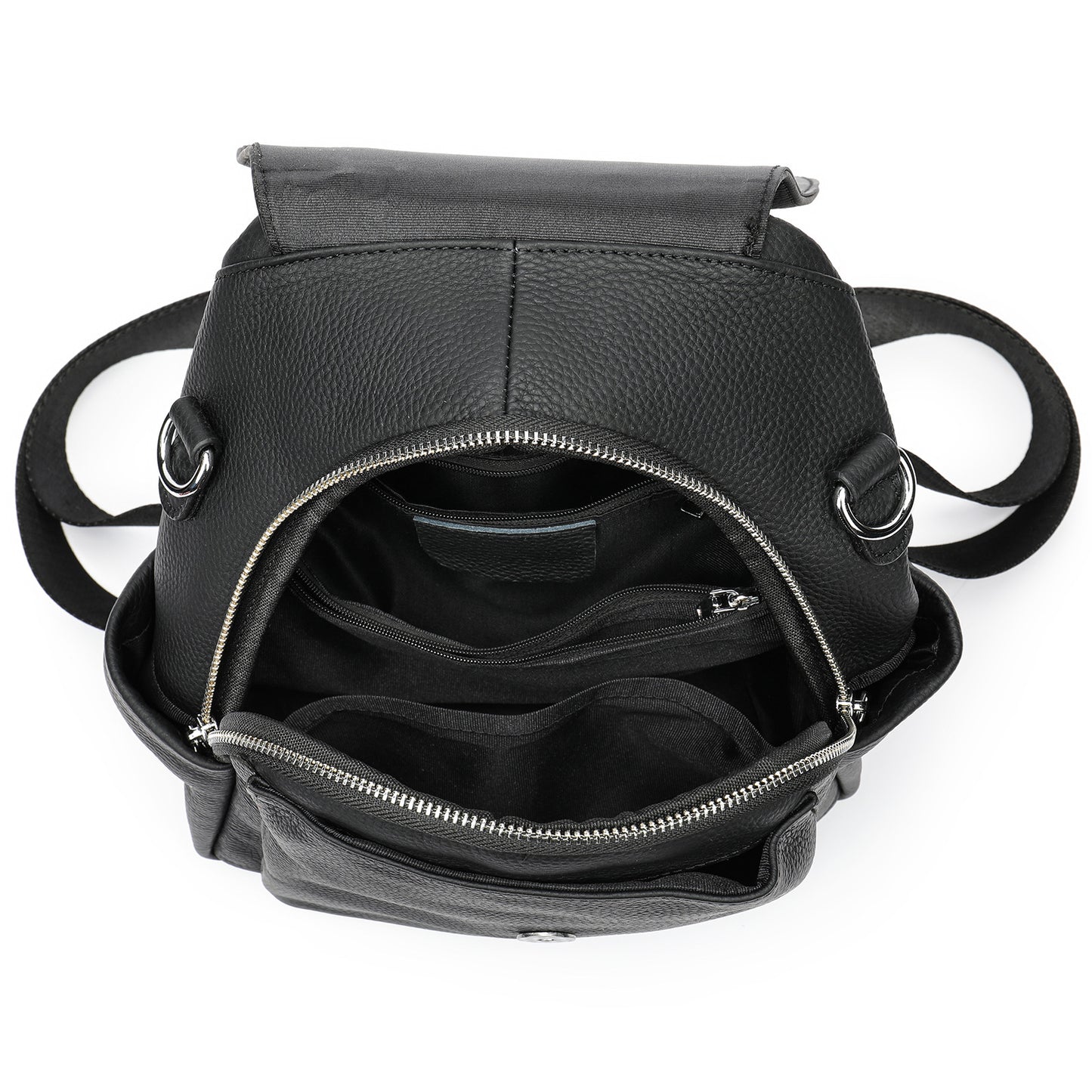 Women's Leather Style Genuine For Summer Leisure Backpacks