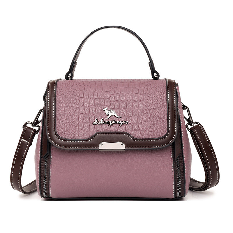 Women's Pattern Large Capacity Fashion Textured Doctor Shoulder Bags