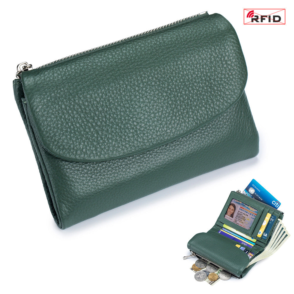 Women's Fashion Short Soft Textured Large Capacity Ladies Wallets