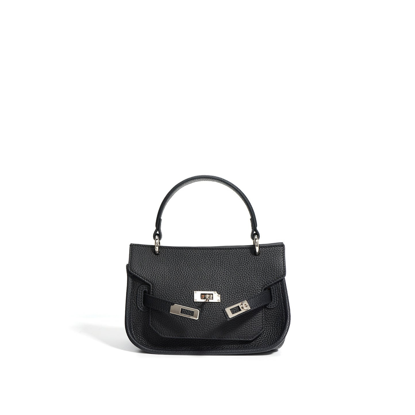 Women's First Layer Cowhide Kelly Good-looking Design Handbags