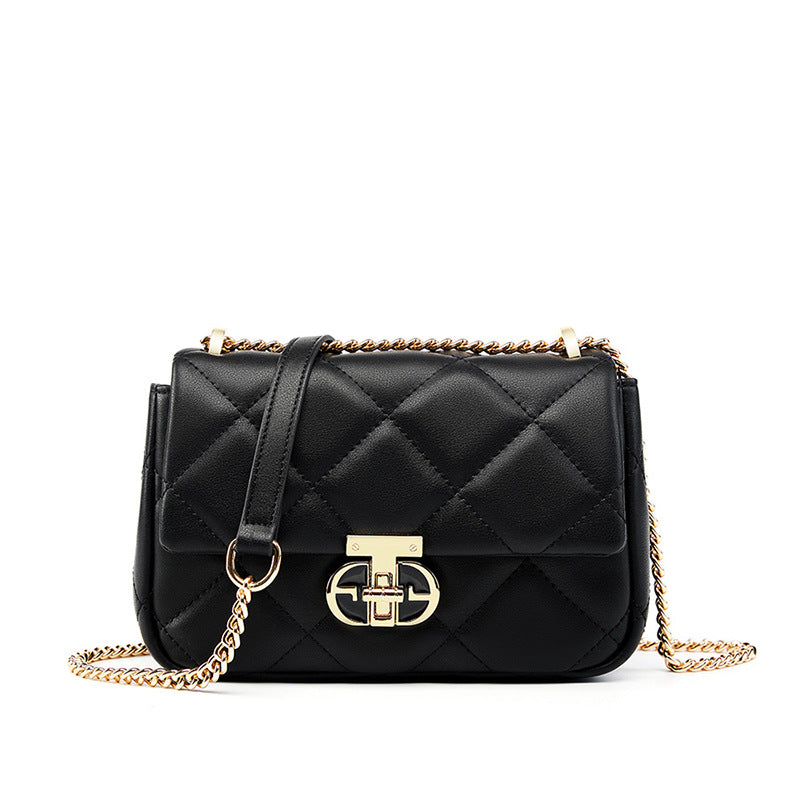 Women's Versatile Genuine Leather Summer Chain Crossbody Bags