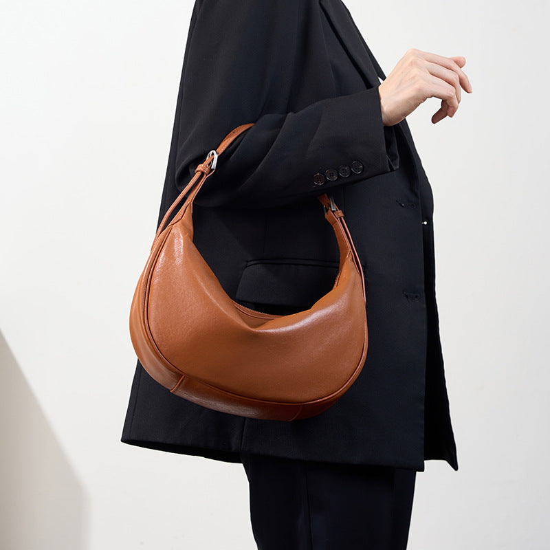 Women's Large Capacity Genuine Leather High Sense Bags