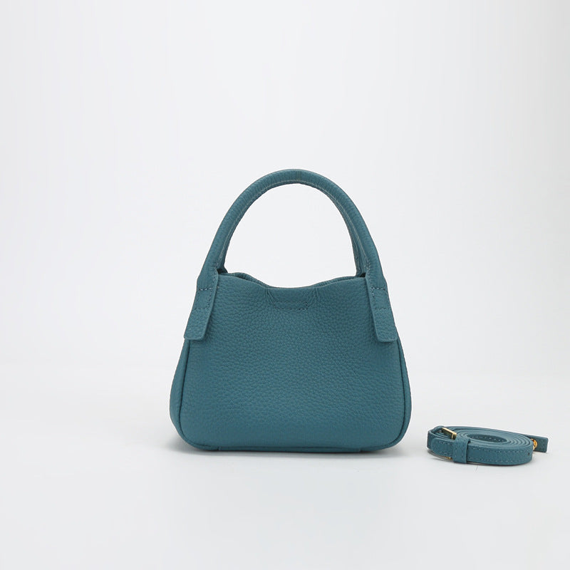 Women's Simple Vegetable Basket Niche Leather Fashion Shoulder Bags