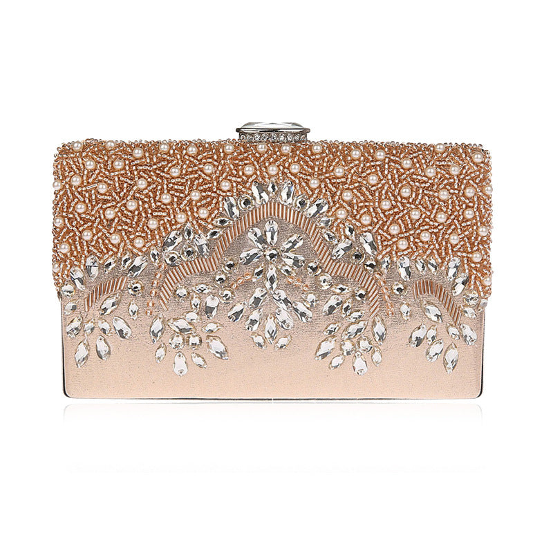 Embroidery Dinner Clutch Simple Elegant Easy To Match Evening Bags