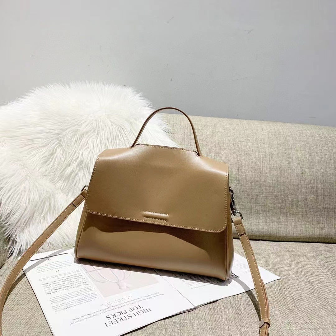 Women's Soft Cowhide Portable Underarm High-grade Leather Handbags