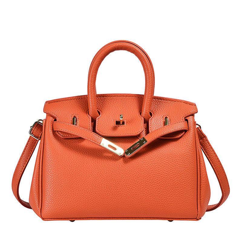 Women's High Quality Silk Scarf Lychee Pattern Handbags