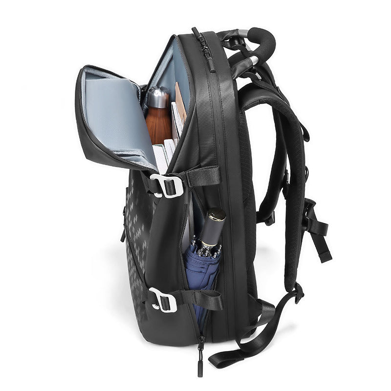 Men's Multifunctional Korean Fashion Business Waterproof Oxford Backpacks