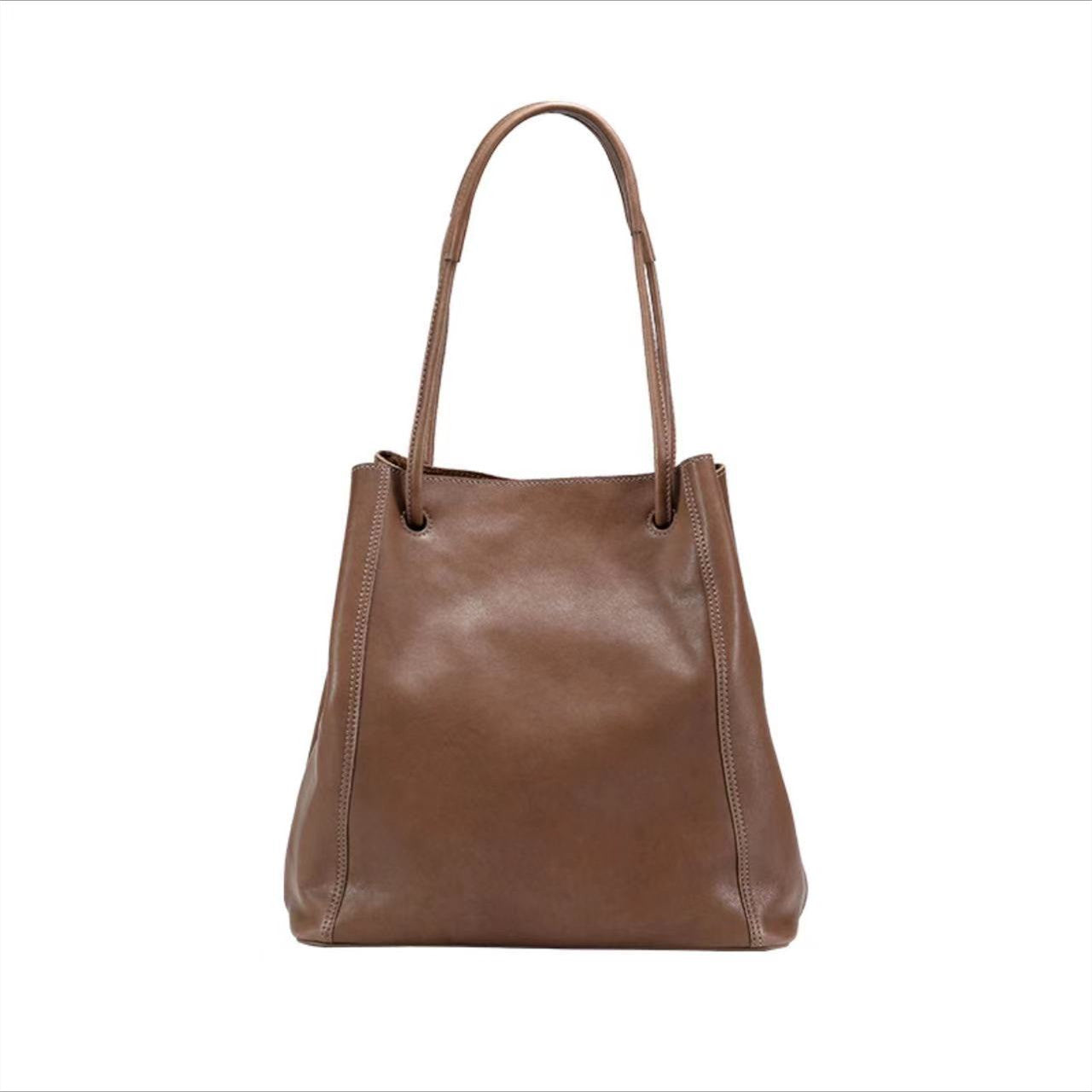 Women's Lazy Full Series Genuine Leather Large Bags