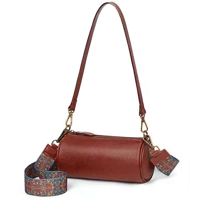 Retro Underarm Summer First Layer Cowhide Shoulder Bags
