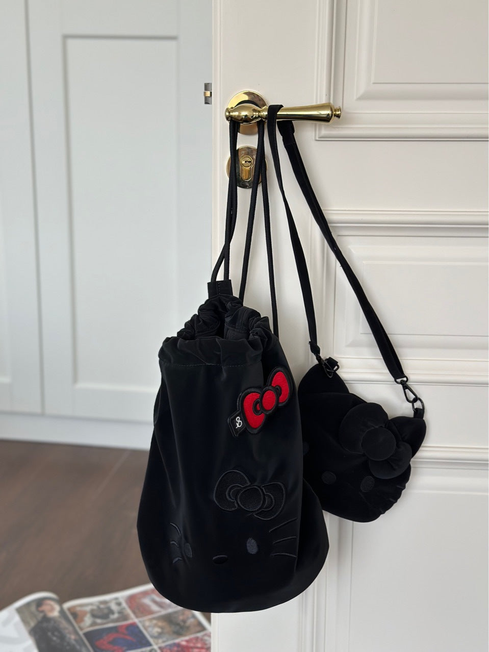 Women's Versatile Durable Veet Cute Funny Shoulder Bags