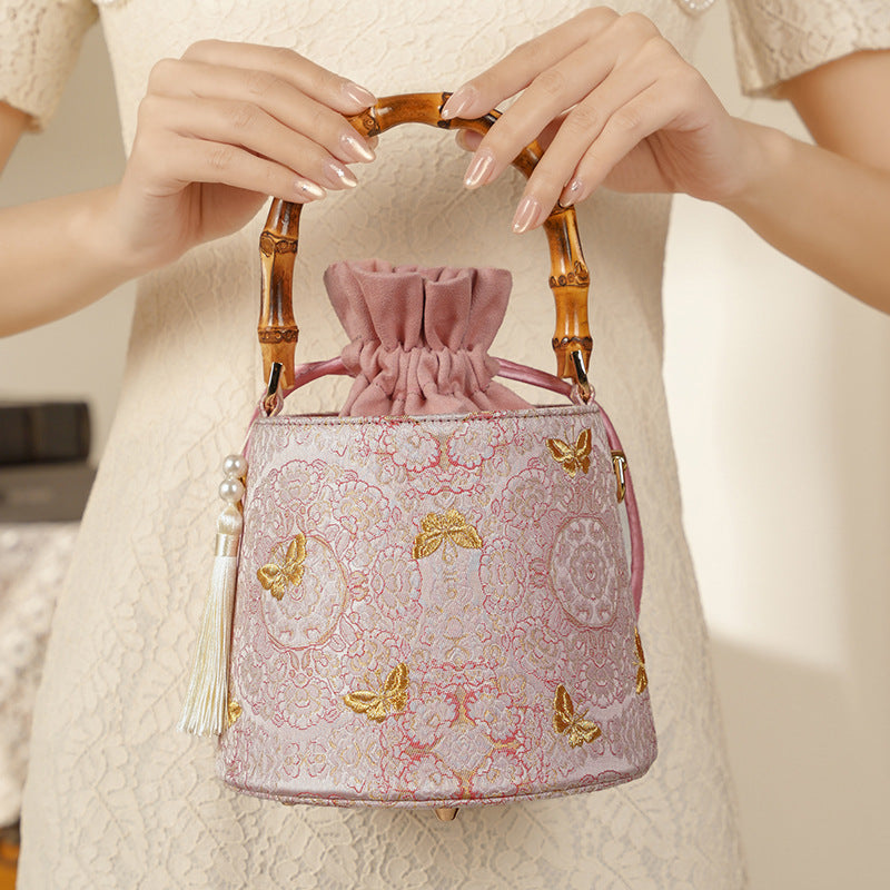 Garden Embroidered Ancient Style Cheongsam Banquet Handbags