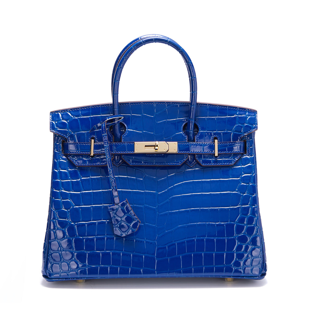 Women's Genuine Leather Crocodile Pattern Fashion Big Handbags