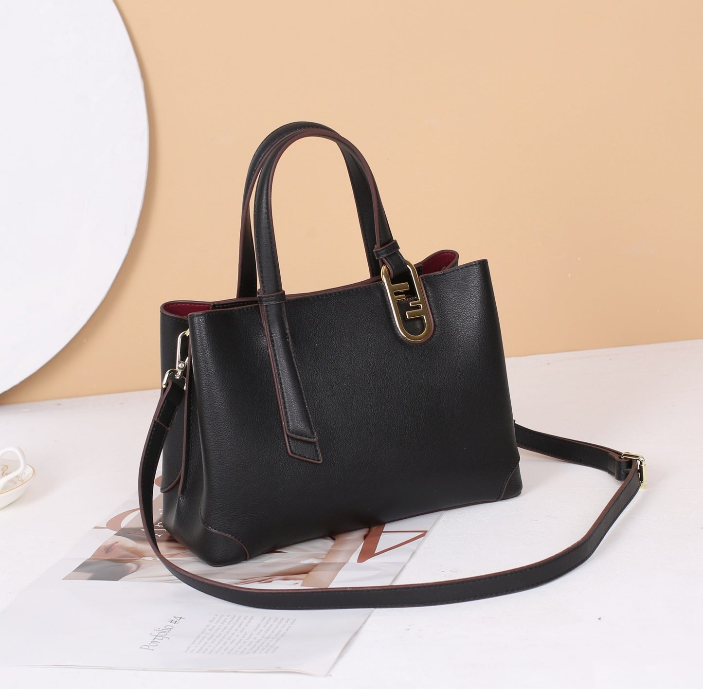 Women's Genuine Leather Fashion Elegant Mom Gift Crossbody Bags