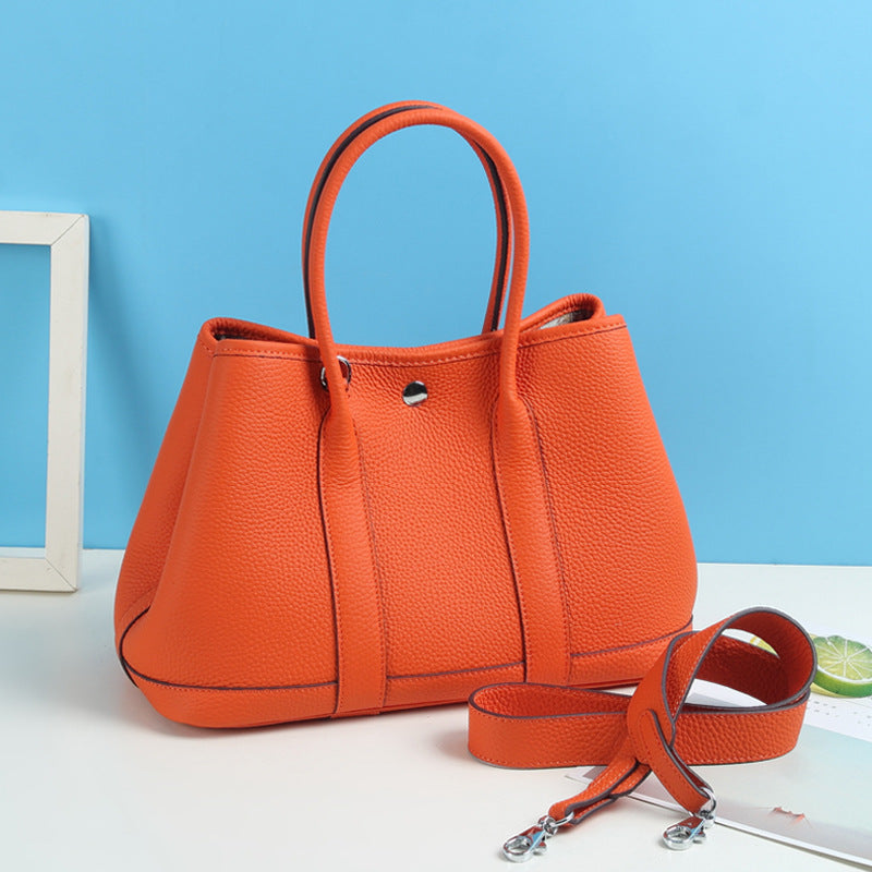 Women's Fashion Genuine Leather First Layer Cowhide Handbags
