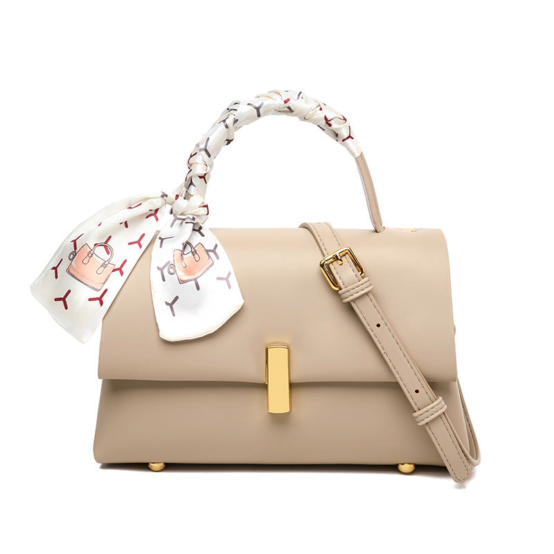 Women's Genuine Leather Scarf Trendy Korean Fashion Shoulder Bags
