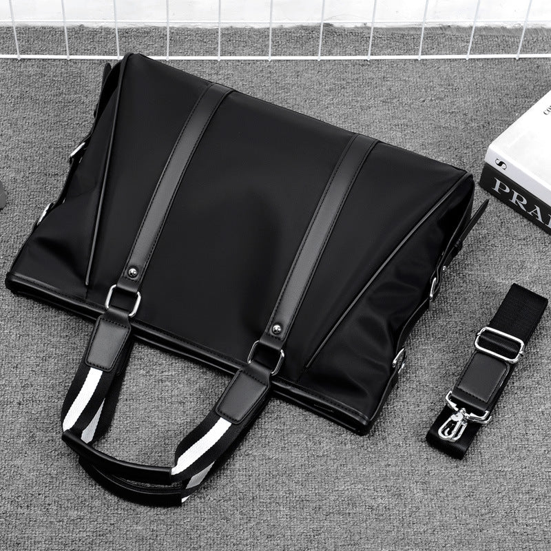 Men's Fashion Horizontal Oxford Cloth Trend Business Men's Handbags