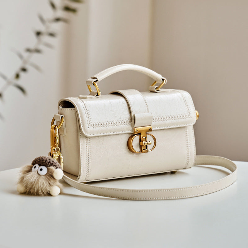 Women's Summer Versatile High-grade Genuine Leather Poor Handbags