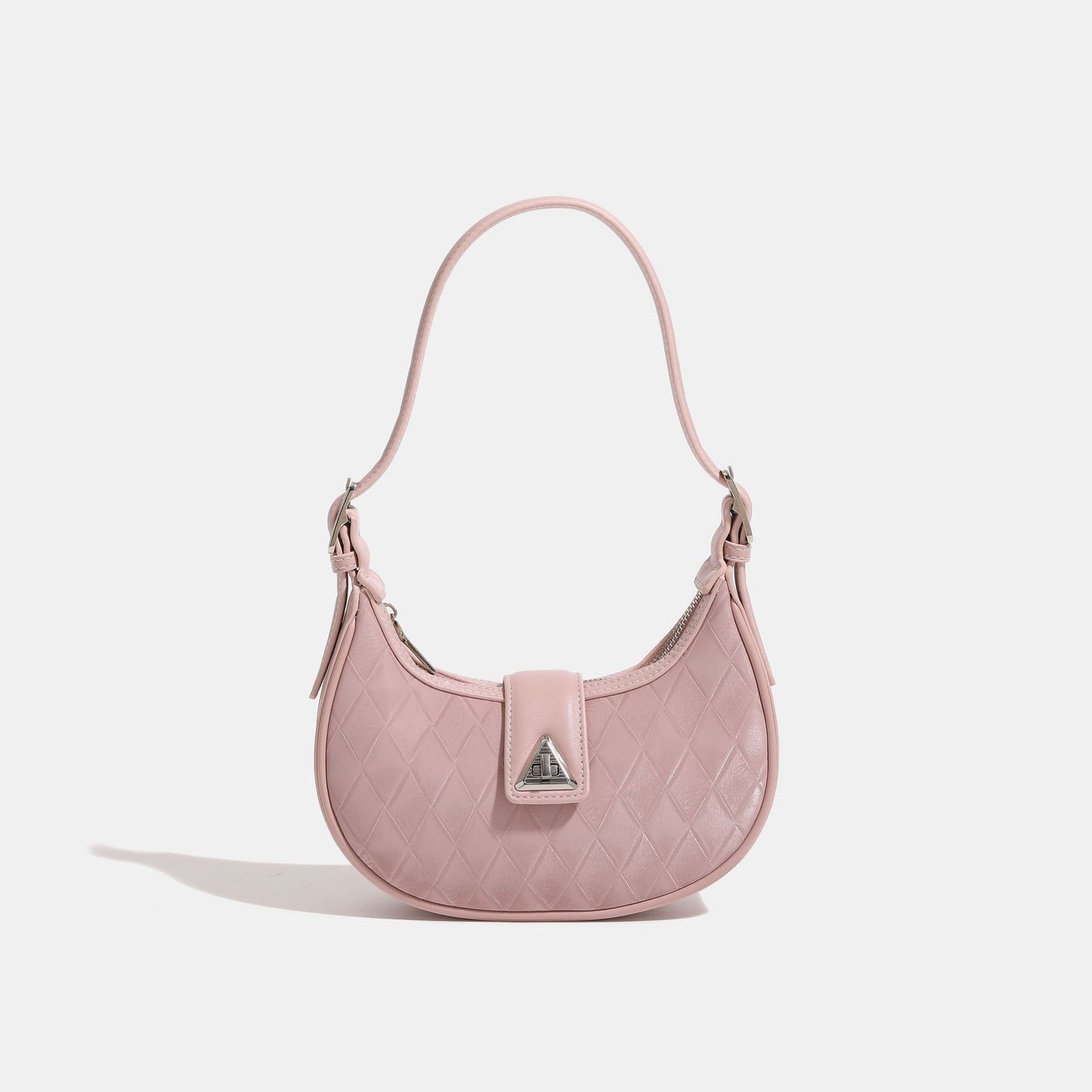 French Pink Rhombus Selenodont Underarm Niche Bags
