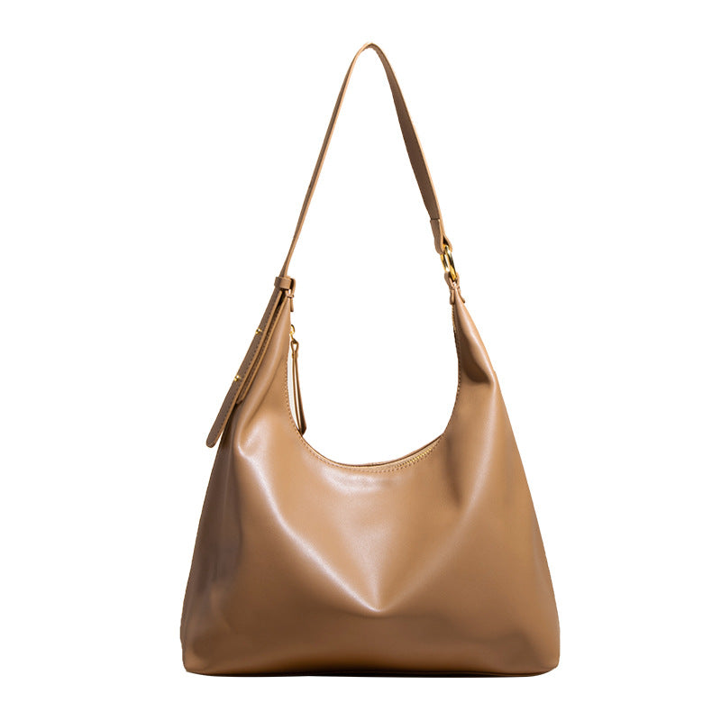Women's Genuine Leather Big Commuter Soft Cowhide Shoulder Bags