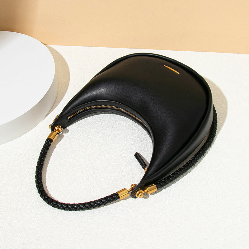 Underarm Versatile Light Luxury Minority Black Armpit Bags