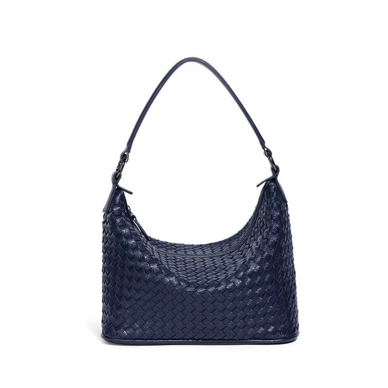 Women's Fashion Woven Portable Large Capacity Underarm Shoulder Bags