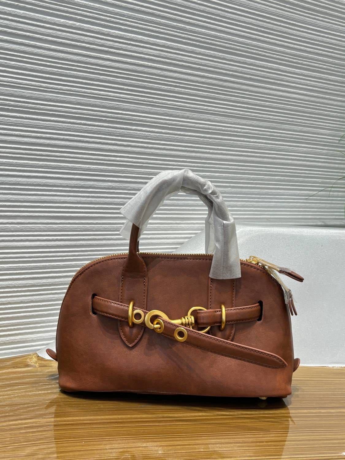 Women's Cowhide Shell Genuine Leather Bowling High-grade Bags