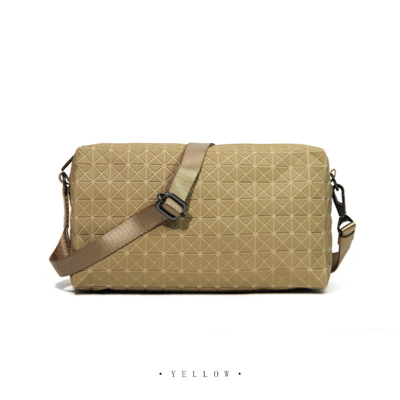 Women's & Men's & Geometric Rhombus Silicone Saddle For Bags