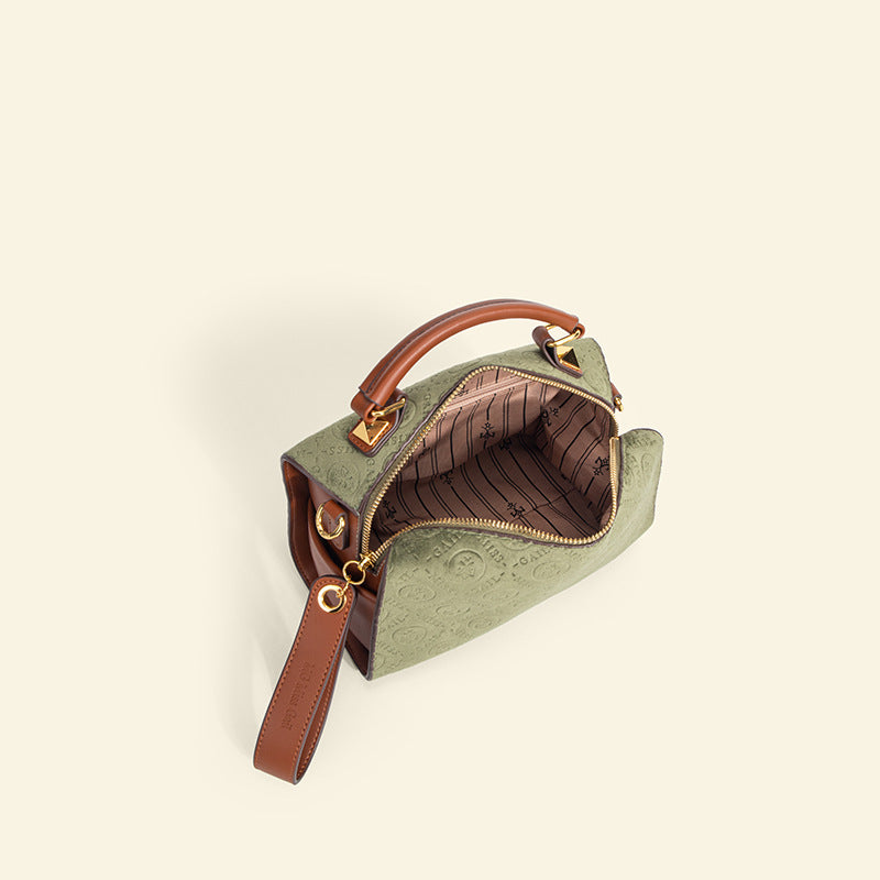 Textured Design Vintage Veet Pillow Thick Crossbody Bags