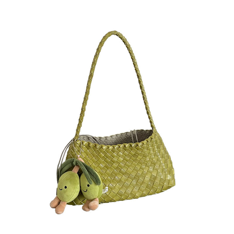 Women's Woven Underarm High-grade Versatile Retro Portable Shoulder Bags
