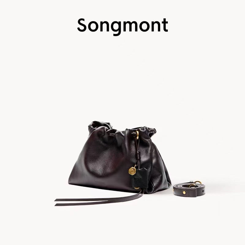 Women's Large Capacity Commuter Leather Garbage Hobo Bags