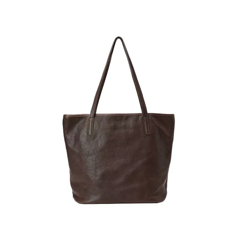Women's Lazy Full Series Genuine Leather Large Bags