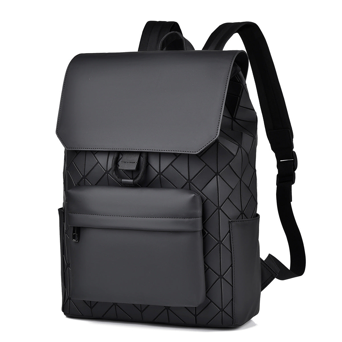 Men's Fashion Geometric Rhombus Fashionable Large Capacity Backpacks